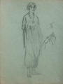 Ayakta Kadın ve Eller - Standing Woman and Hands