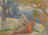 Balkonda Üç Genç Kadın - Tree Young Women on Balcony