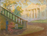 Arkeoloji Müzesi Bahçesinde Öğrenciler- Students in the Garden of Archeological Museum