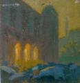 Günbatarken Yeni Postane - The New Posthouse by Sunset